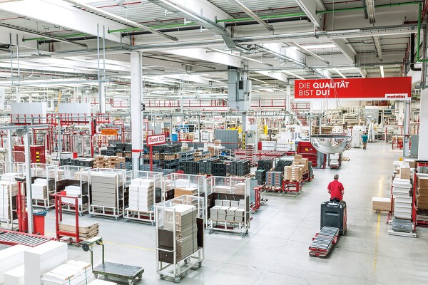 Qualitätstest im hauseigenen Labor von nobilia